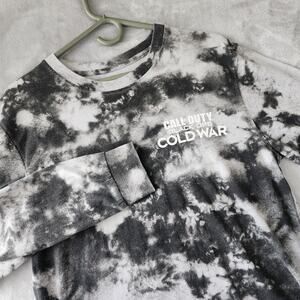 Call of Duty Long Sleeve T Shirt Mens Medium Black Ops Cold War Activision Tee